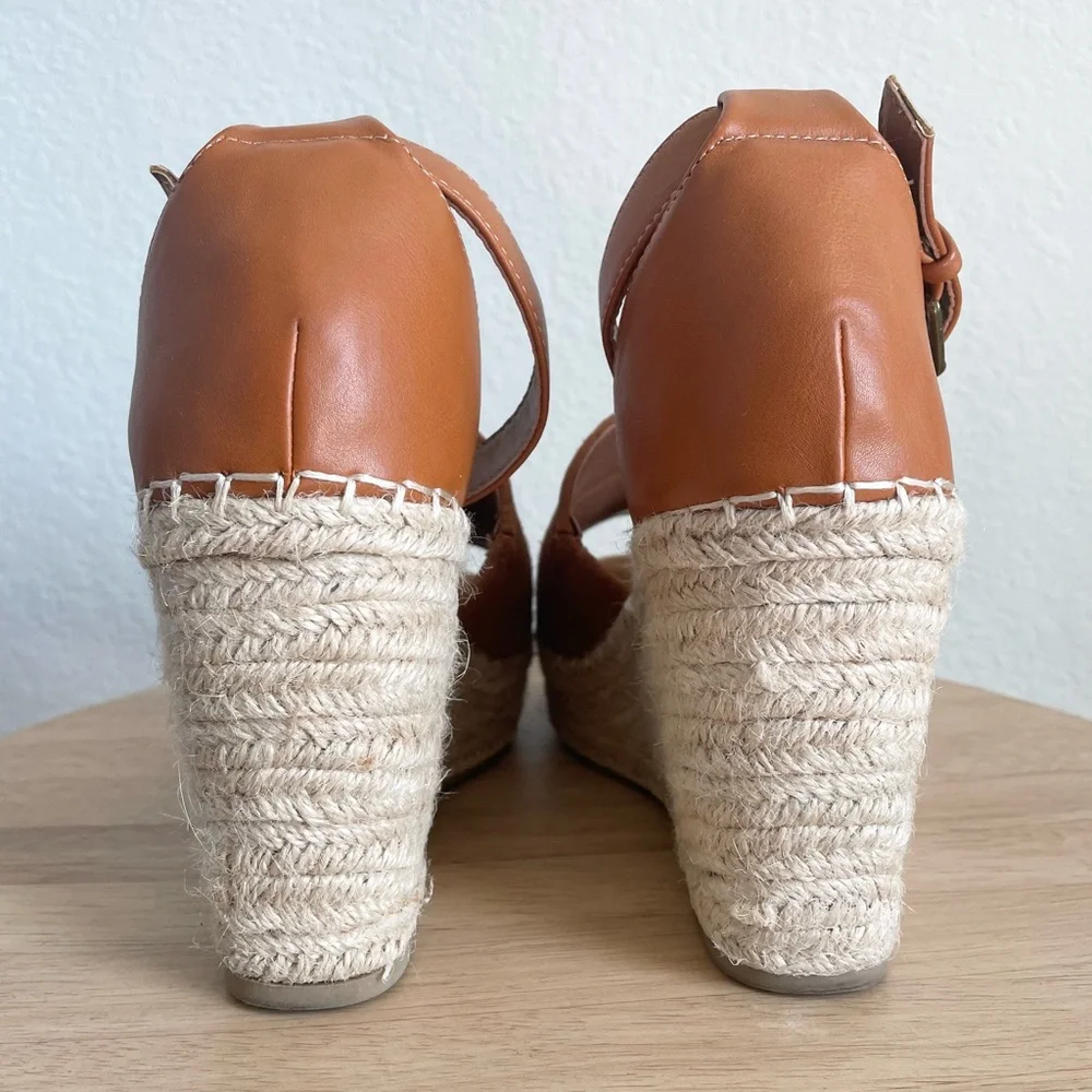 Steve Madden Jaylen Wedge Ankle Strap Espadrille Sandal